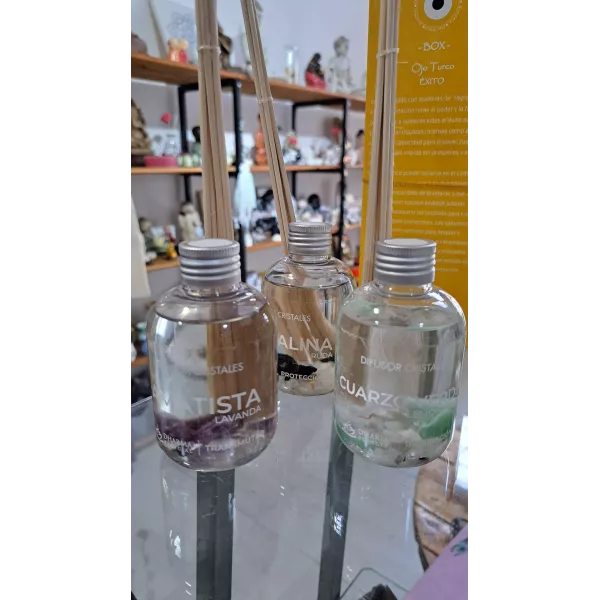 Difusor Aromático con piedras energéticas